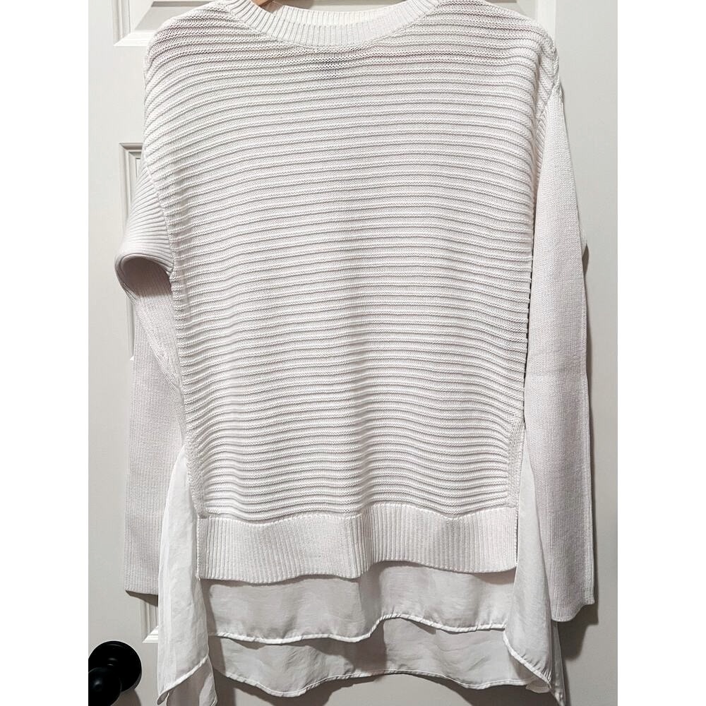 Simply Vera Vera Wang Cream Sweater, Size S